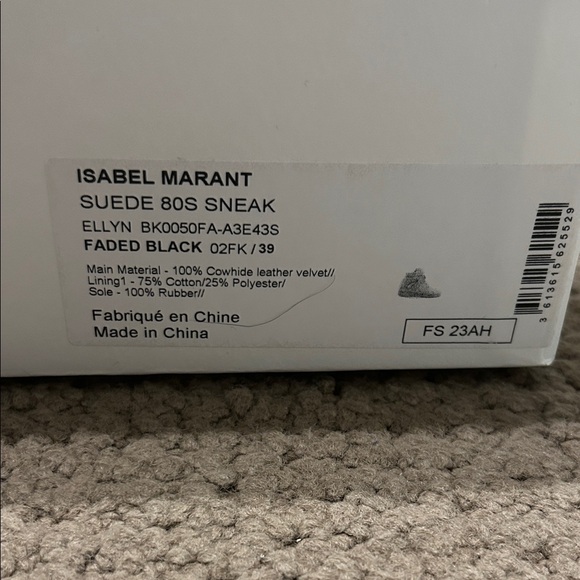 Isabel Marant High-Top Wedge Black Sneakers - Picture 5 of 5